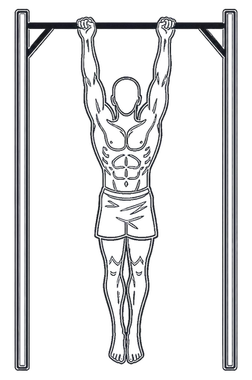 Active Hang, position 3 of 3