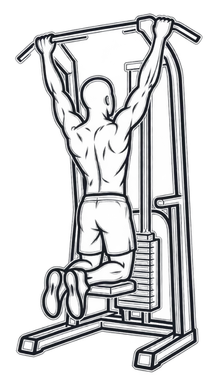 Assisted Pull-up, position 3 of 3