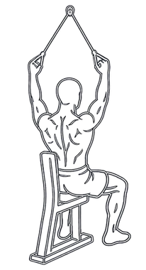 Banded Lat Pulldown, position 3 of 3