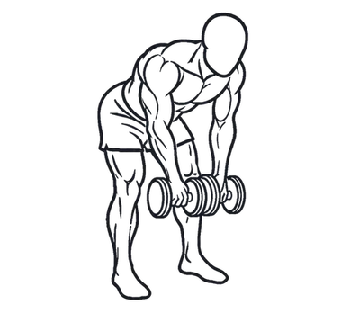 Bent-Over Rear Delt Raise, position 3 of 3