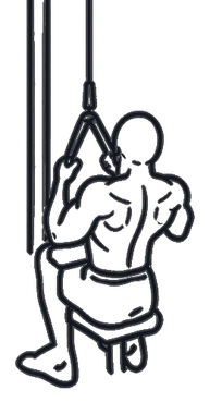 Close-Grip Lat Pulldown, position 2 of 3