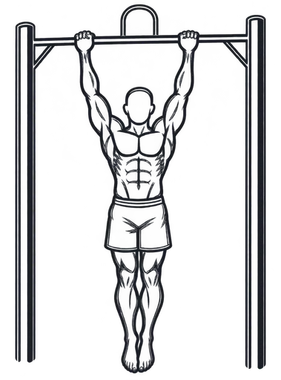 Commando Pull-up, position 3 of 3