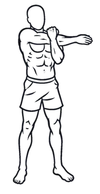 Cross-Body Shoulder Stretch illustration