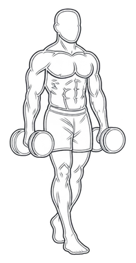 Farmer Carry, position 2 of 3