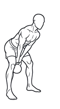 Kettlebell Swing, position 3 of 3