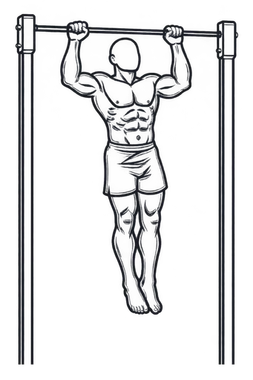 Negative Pull-up, position 2 of 3