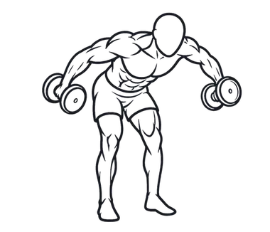 Rear Delt Fly, position 2 of 3