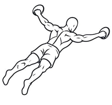 Reverse Snow Angel illustration
