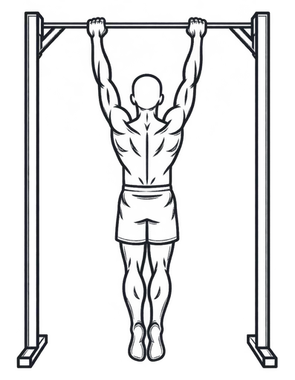 Scapular Pull-up, position 2 of 3