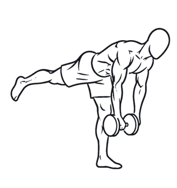 Single-Leg Romanian Deadlift illustration