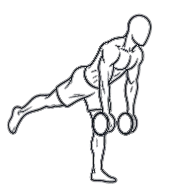 Single-Leg Romanian Deadlift, position 2 of 3