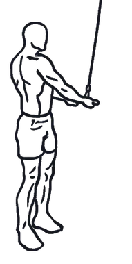 Straight-Arm Pulldown, position 2 of 3