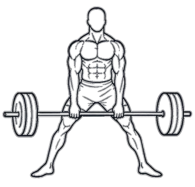 Sumo Deadlift, position 3 of 3