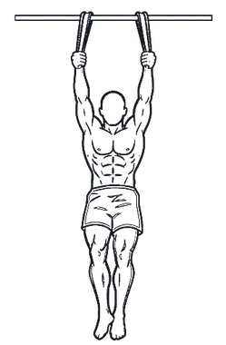 Towel Pull-up, position 3 of 3