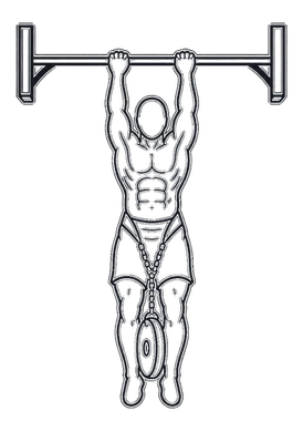 Weighted Chin-up, position 3 of 3