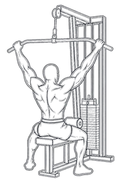 Wide-Grip Lat Pulldown, position 3 of 3